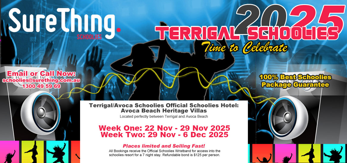 Schoolies Terrigal 2020